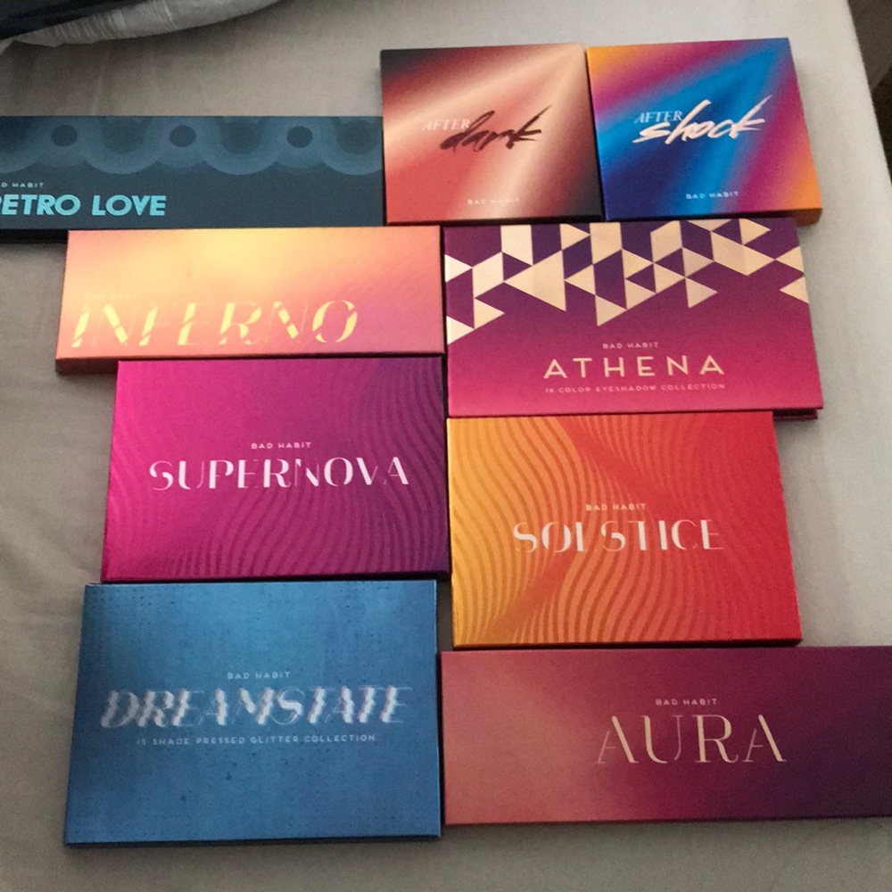 Bad habit eyeshadow palettes